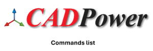 CADPower Command list