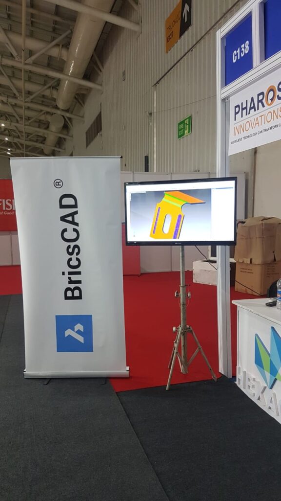 Designsense BricsCAD Standee Photo IMTEX 2022