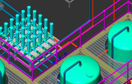 BricsCAD 3D Modeling Piping Designsense India