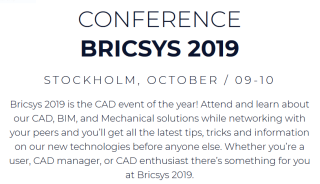 The 2019 Bricsys International Conference @ Stockholm