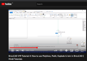 BricsCAD Videos in Hindi : An SAS Group-Designsense-Bricsys Initiative