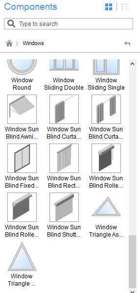 The Components Panel - BricsCAD BIM V19 – What’s New?