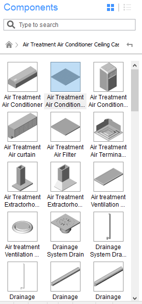 The Components Panel - BricsCAD BIM V19 – What’s New?