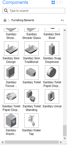 The Components Panel - BricsCAD BIM V19 – What’s New?