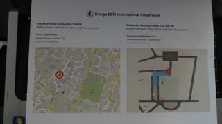 Conference agenda and the Bricsys Party Agenda