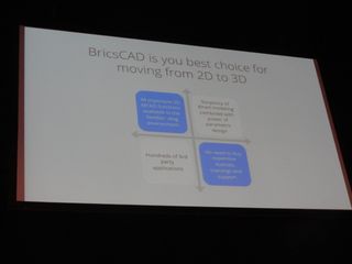 Bricsys Conference 2013, Day 2, The 3D MCAD Roadmap