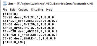 Bore_holeFocus on the Civil and Mining and Geological Tools: GeoTools-CADPower V 21.24 - 21.29 Update:_strata_presentation_file_format