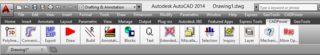 Ribbon Interface for GeoTools and CADPower - in AutoCAD 2014