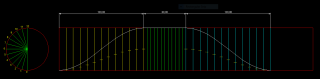 Drawing a CAM Profile (Knife Edge Follower Diagram) and Displacement Diagram in AutoCAD-BricsCAD