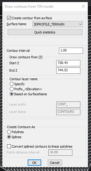 New Command: Stepped 3d Polyline, Island Areas and Contours From Surfaces: GeoTools-CADPower V 20.13 Update