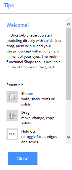 A New Concept Modeling Program for AEC Has Taken Shape Today: BricsCAD Shape Ships From Today