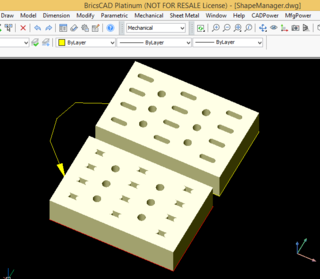 Managing Geometric Shapes in BricsCAD with CADPower