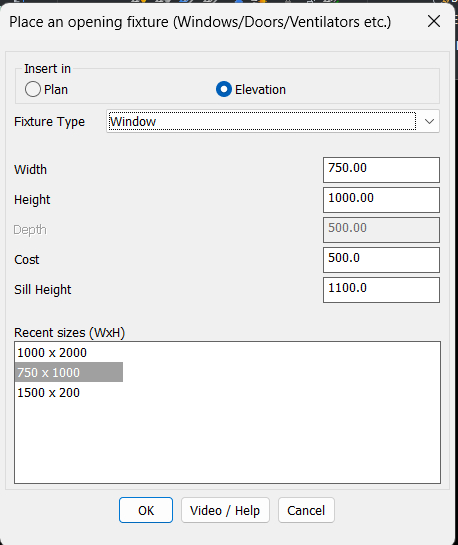 The CP_PLACEFIXTURES command in CADPower allows placing simple walls, windows and lofts within wall elevation polylines