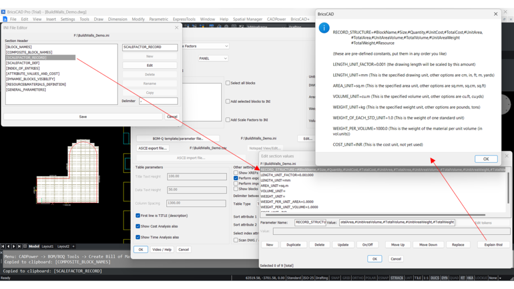 Explain this - More information about the SCALEFACTOR Record in CADPOwer CP_TILECOUNT command