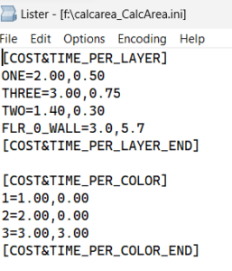 Setting cost and time parameter in CADPower Quantity takeoff for AutoCAD