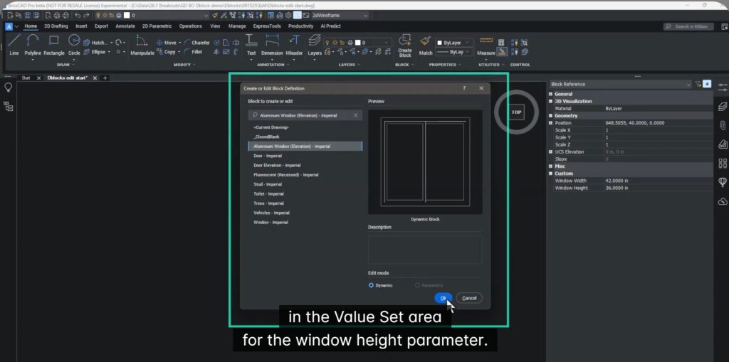 dynamic block bricscad v26 img 7