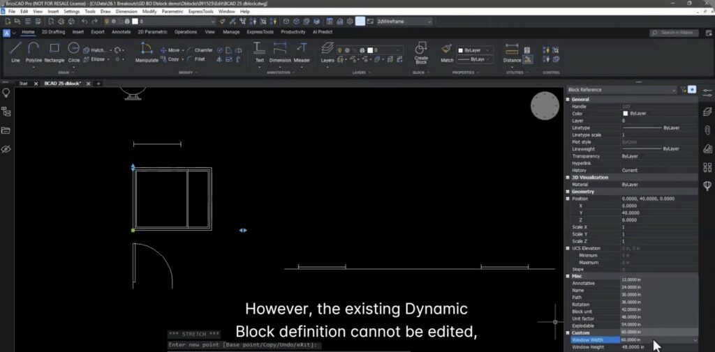 dynamic block bricscad v26 img 1