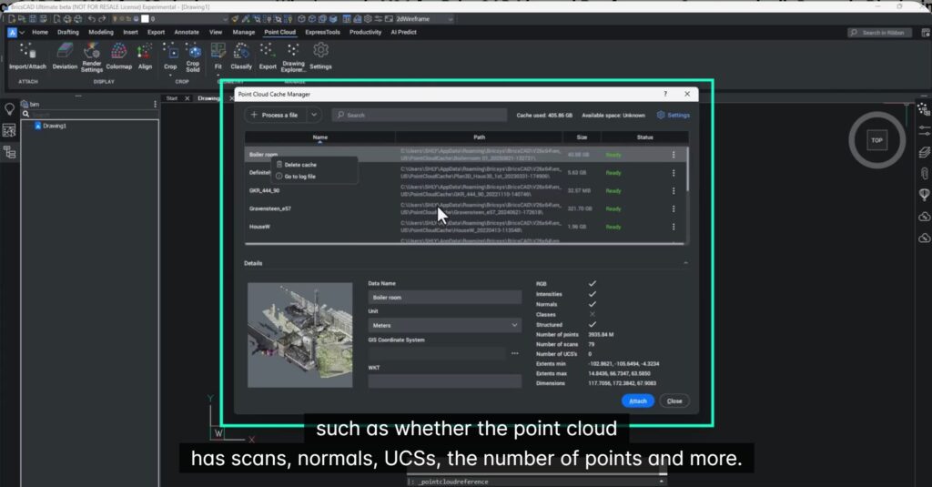 point cloud data bricscad v26 img 1