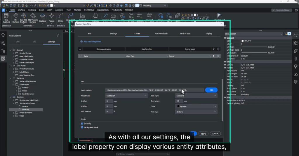 civil sections bricscad v26 img 3