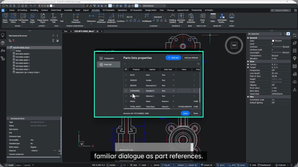 parts list bricscad v26 img 5