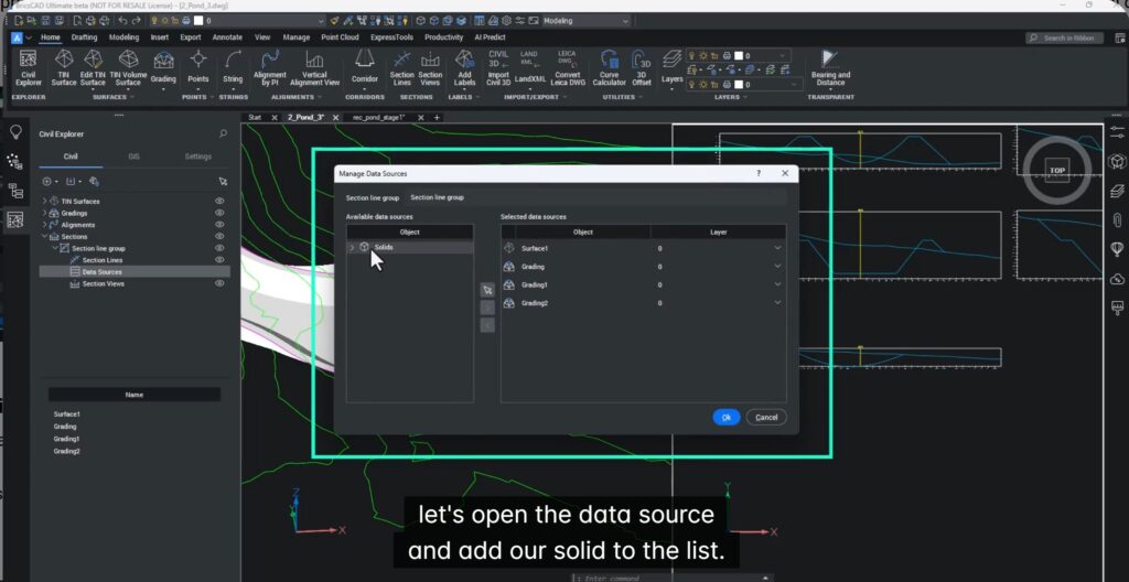 civil sections bricscad v26 img 6