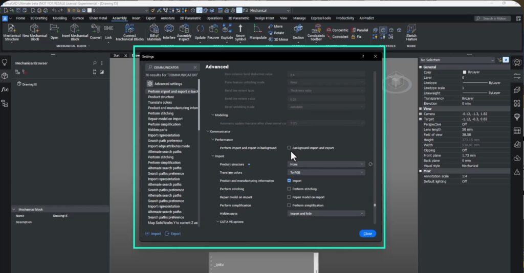 seamless assembly bricscad v26 img 1