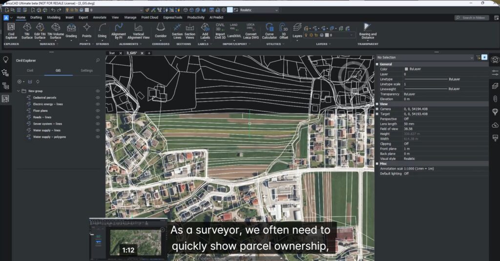 gis labels bricscad v26 img 1
