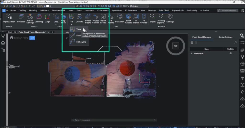point clouds bricscad v26 img 2