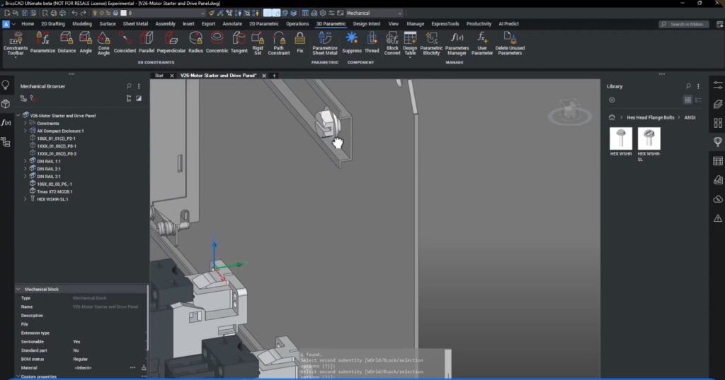 seamless assembly bricscad v26 img 5