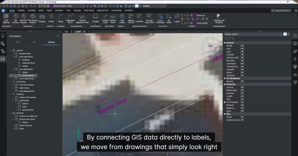 gis labels bricscad v26 img 5