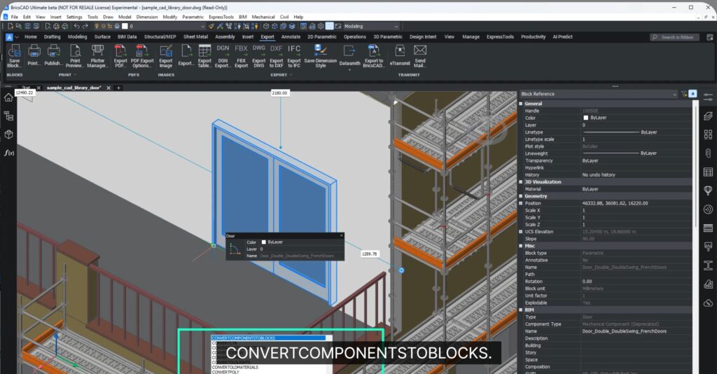 bim blocks bricscad v26 img 2