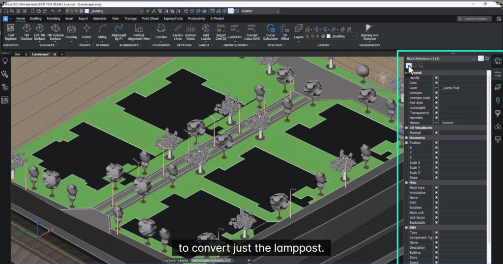 civil points bricscad v26 img 4